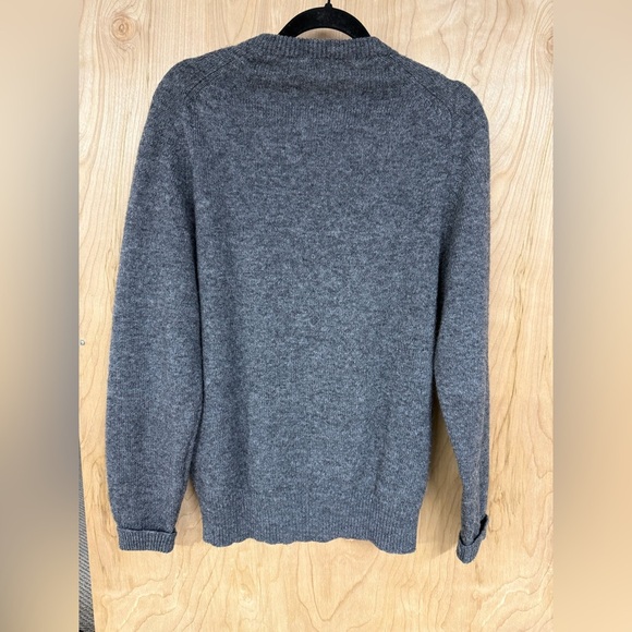 VINTAGE Jockey Sweater Mens Size Small Wool Pull Over Gray - Picture 3 of 5